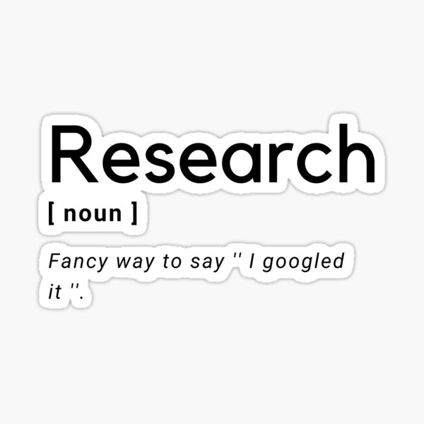 research-definition-sticker-for-sale-by-amine-creation-redbubble