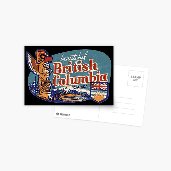 Beautiful British Columbia Vintage Postcard
