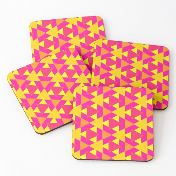 Item preview, Orange, Yellow, Pink Triangle Geometric Pattern designed and sold by LaRoach Digital Arts.