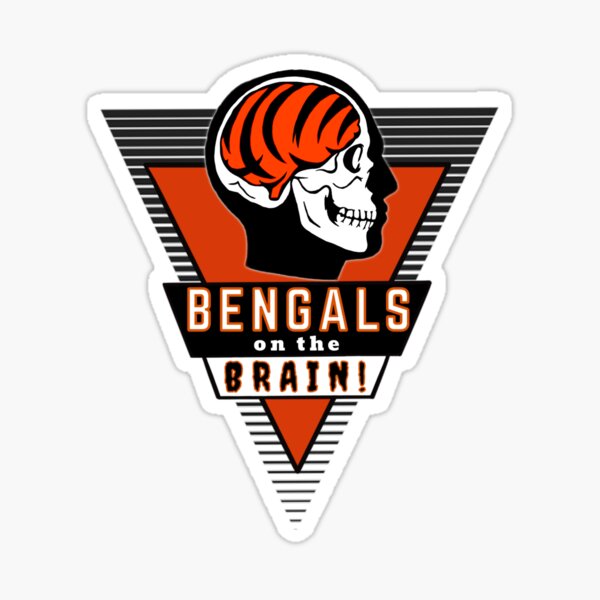 Cincinnati Bengals Skull Helmet Sticker