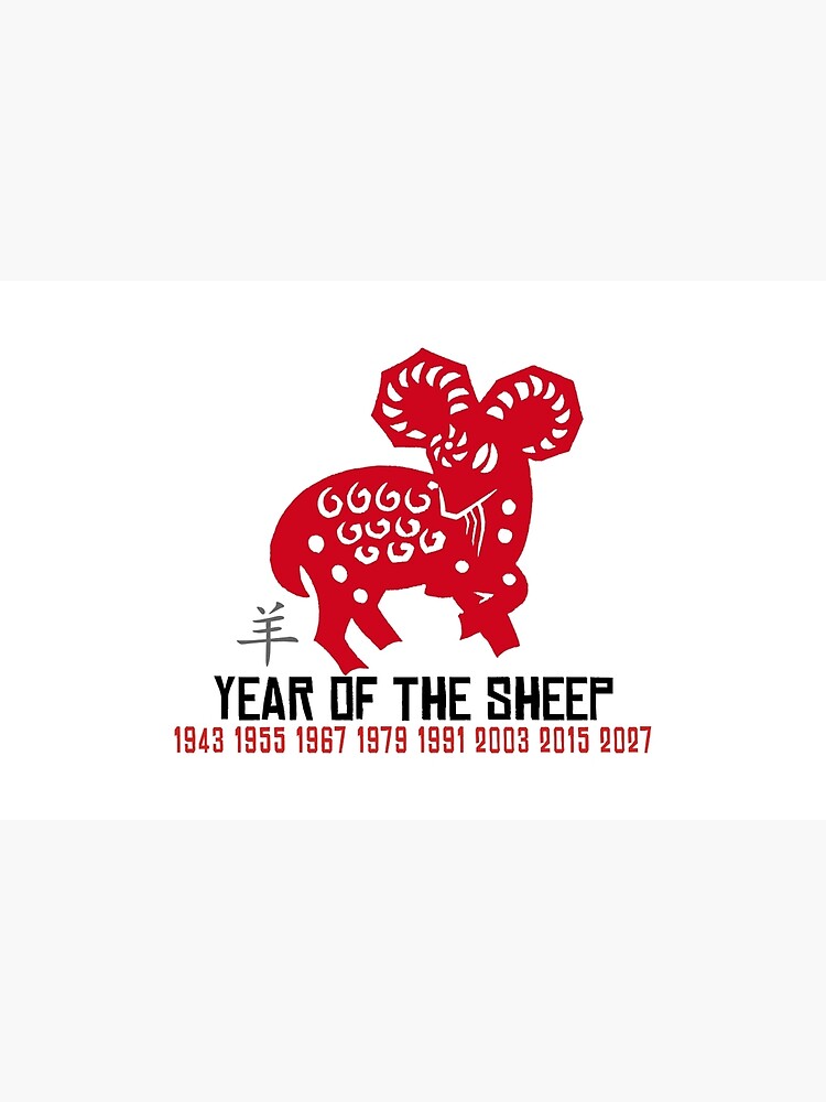 Chinese New Year of The Sheep Goat Ram