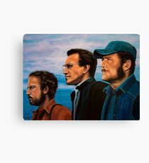 Richard Dreyfuss, Roy Scheider and Robert Shaw in Jaws Canvas Print
