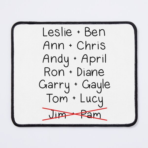 Item preview, Parks & Rec Couples over Jim & Pam designed and sold by H-H-M.