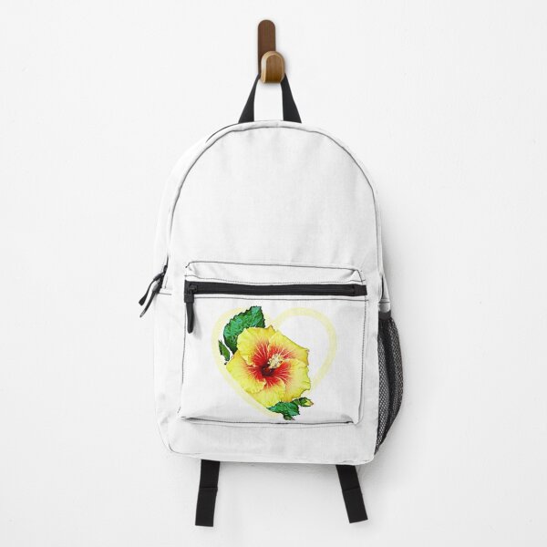 Artikelvorschau, Yellow Hibiscus With A Heart Frame entworfen und verkauft von Fusti.