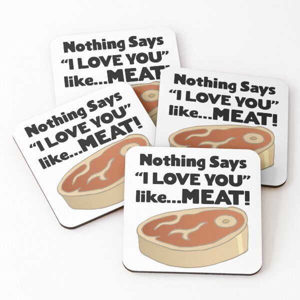 Item preview, MEAT! fridge magnet, etc. designed and sold by martoons01.