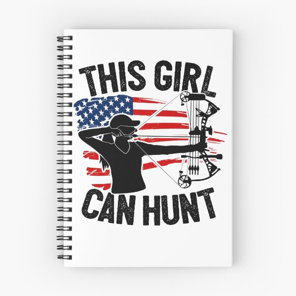 Artikelvorschau, Bowhunting Woman American US Flag This Girl Can Hunt Girl Bowhunter entworfen und verkauft von itsagift.