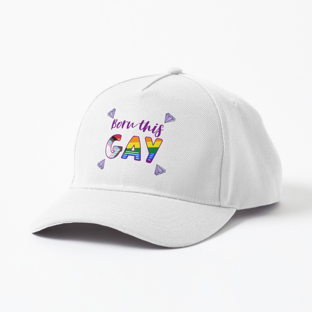 Born this GAY fabulous LGBTQIA+ progress pride flag Cap