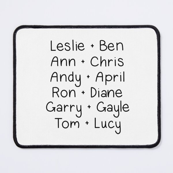 Item preview, Parks & Rec Couples designed and sold by H-H-M.