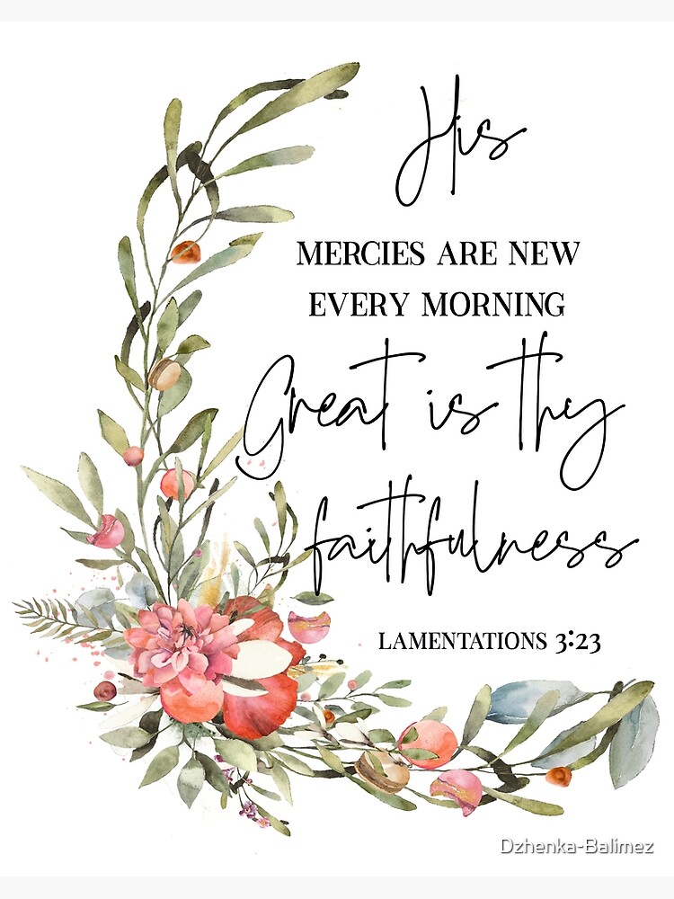 New Mercies Every Morning {Velcro Tag} New Mercies Every Morning {Velcro Tag}
