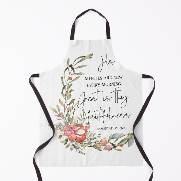 Item preview, His Mercies Are New Every Morning, Lamentations 3:23, Watercolor Scripture, Bible Verse, Inspirational Quote designed and sold by Dzhenka-Balimez.