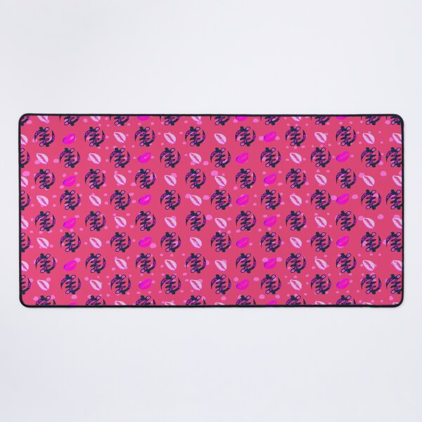 Item preview, Pink West African God Symbol Cowrie Shell Textile Art Pattern designed and sold by BlackArt Cafe.