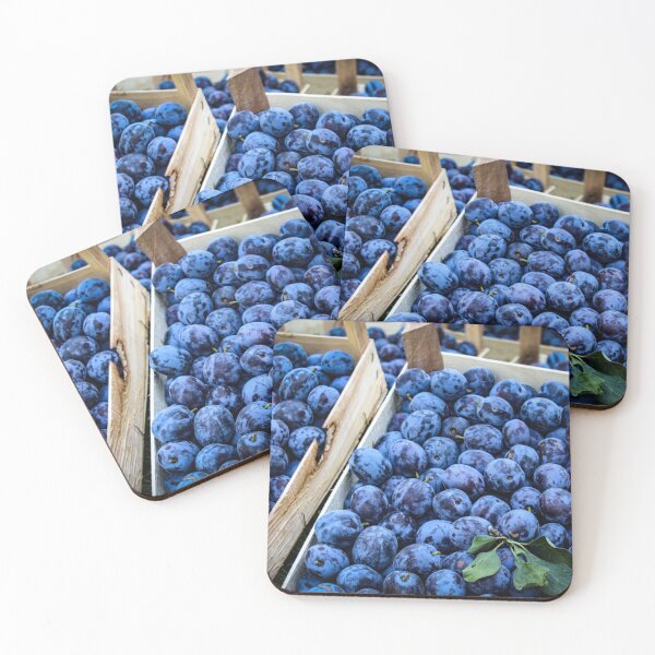 Item preview, Crates full of ripe blue plums designed and sold by Mahirov Shop.