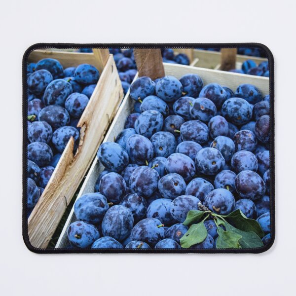 Item preview, Crates full of ripe blue plums designed and sold by Mahirov Shop.