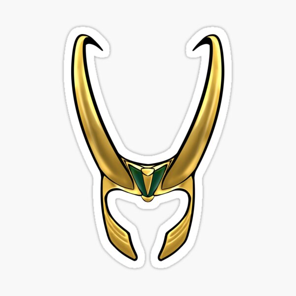 Item preview, God of Mischief Helmet Sticker designed and sold by berrinoodle.