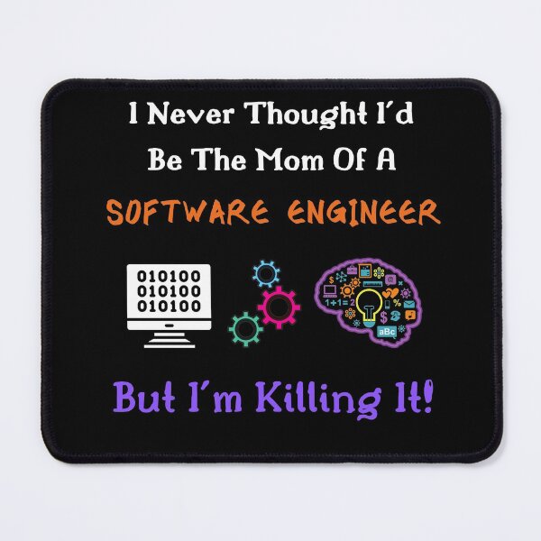 Item preview, Mom Of A Software Engineer-White Text designed and sold by Trendi61.