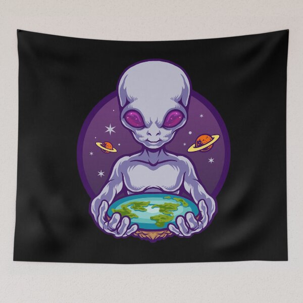 Item preview, Alien Have and Dominate a Flat Earth designed and sold by angelusdark.