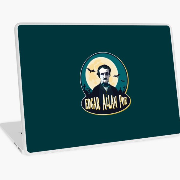 Item preview, Edgar Allan Poe Moon and bats Gothic portrait designed and sold by VioletAndOberon.