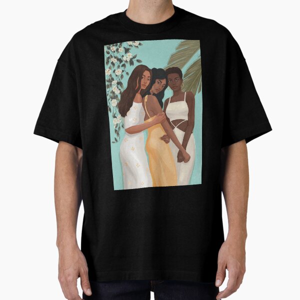 Riviera Ladies - Aqua Oversized T-Shirt