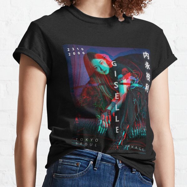 aespa Giselle SAVAGE Glitch Version Classic T-Shirt