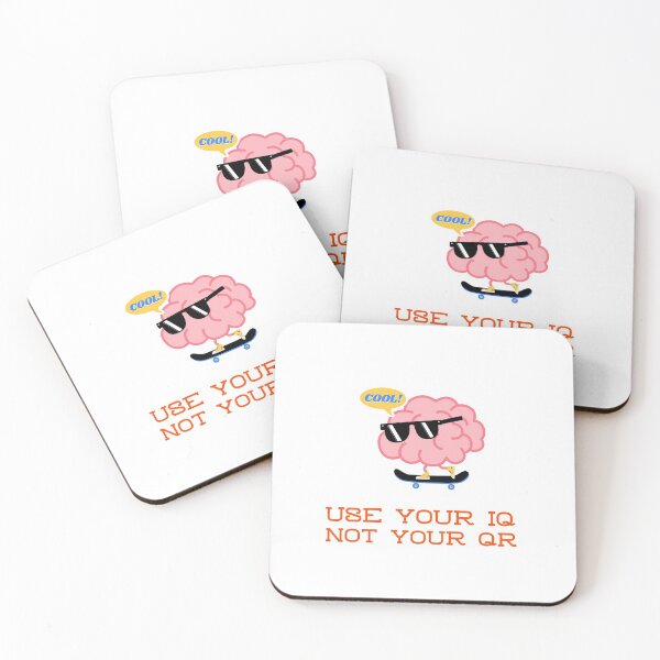 Item preview, Use your IQ not your QR designed and sold by art-fox.