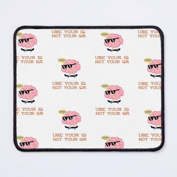 Item preview, Use your IQ not your QR designed and sold by art-fox.