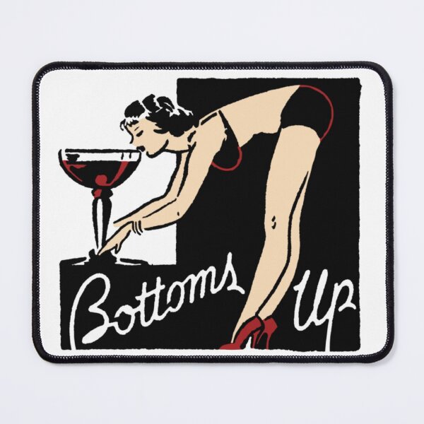 Item preview, Vintage drinking pin up girl pop art designed and sold by S33B3YOND.