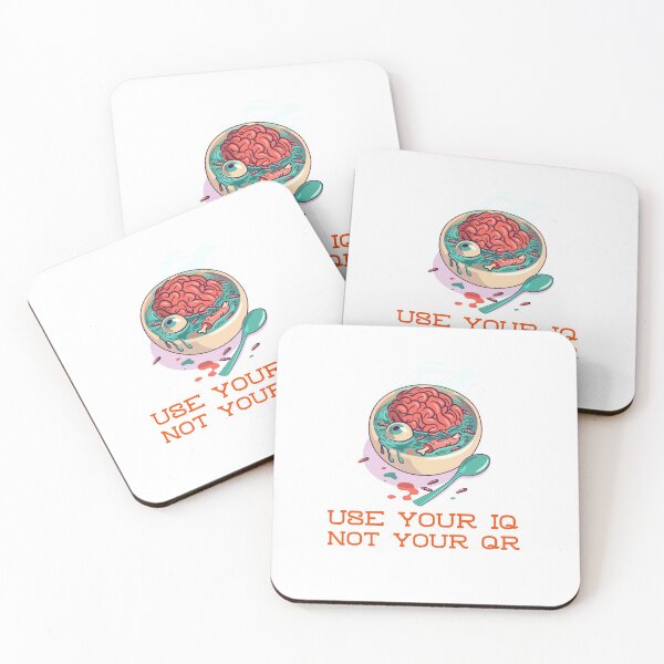 Item preview, Use your IQ not your QR designed and sold by art-fox.