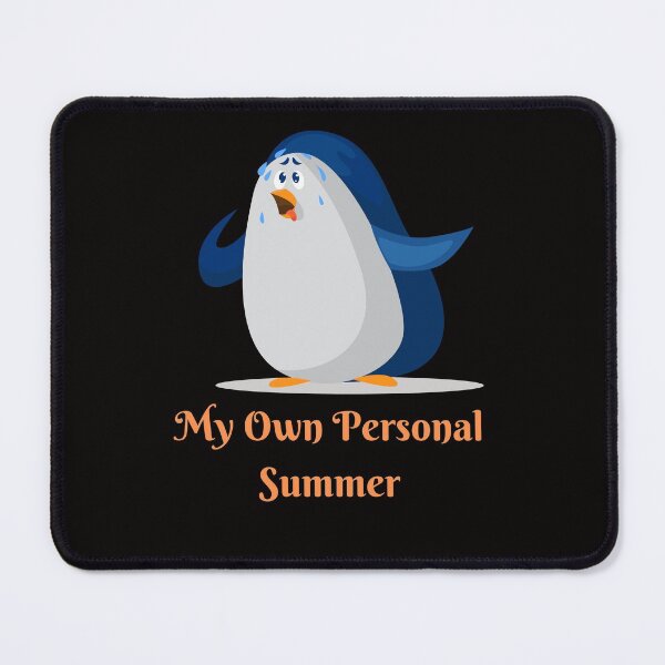 Item preview, My Own Personal Summer- Funny Overheated Blue Penguin  designed and sold by Trendi61.