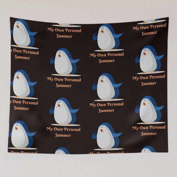 Item preview, My Own Personal Summer- Funny Overheated Blue Penguin  designed and sold by Trendi61.