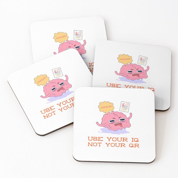 Item preview, Use your IQ not your QR designed and sold by art-fox.