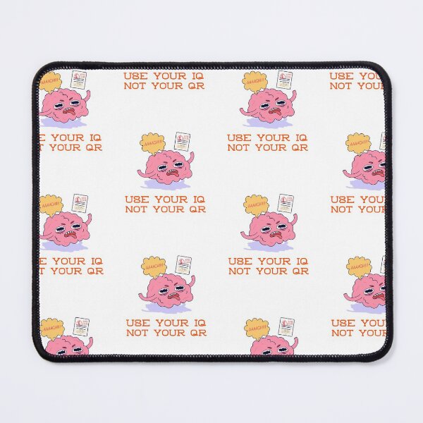Item preview, Use your IQ not your QR designed and sold by art-fox.