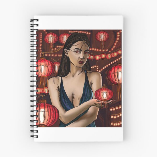 Item preview, Paper Lantern Lamp Asian Goddess designed and sold by paperfroggies.