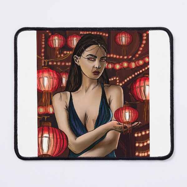Item preview, Paper Lantern Lamp Asian Goddess designed and sold by paperfroggies.