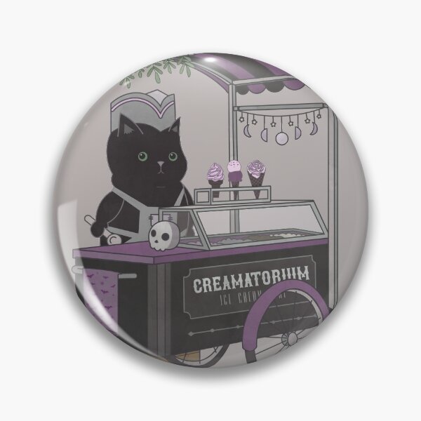Item preview, Creamatorium Cat Ice Cream Cart designed and sold by FlutesLoot.