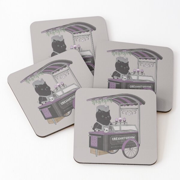 Item preview, Creamatorium Cat Ice Cream Cart designed and sold by FlutesLoot.