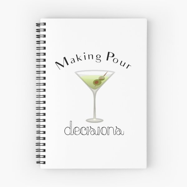 Item preview, Making Pour Decisions with Martini Glass designed and sold by Swigalicious.