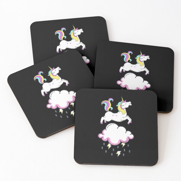 Item preview, Unicorn thunder pink cloud designed and sold by Phoenix-27.