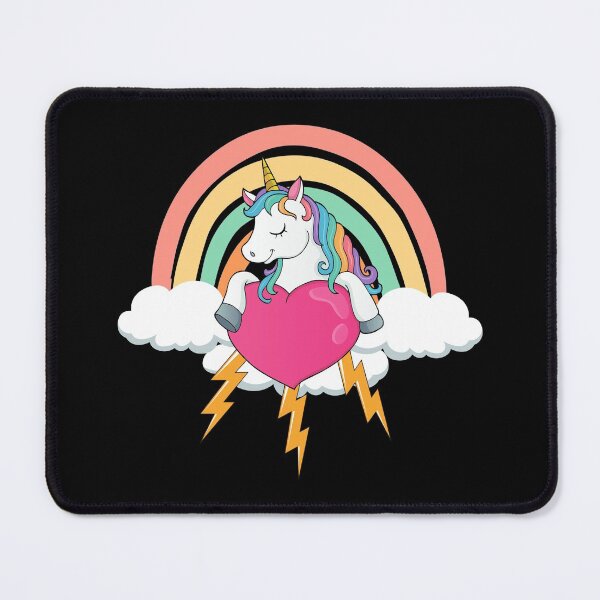 Item preview, Unicorn thunder heart rainobow designed and sold by Phoenix-27.