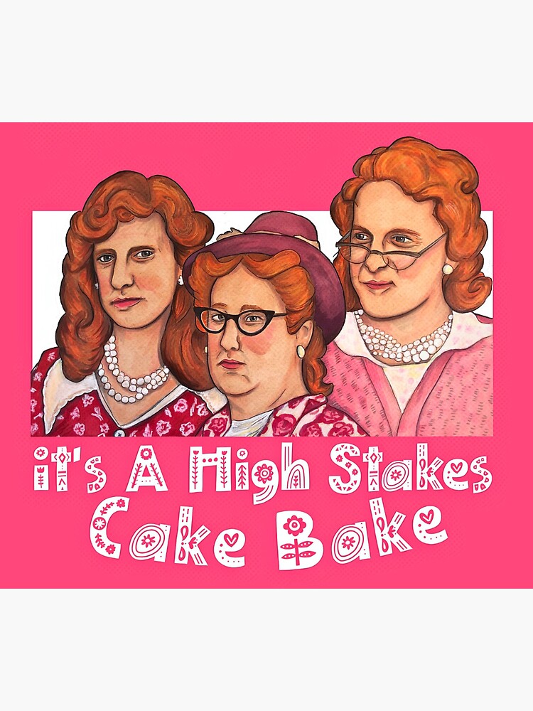 "Yonderland Cake Ladies" Sticker by degopunk Redbubble