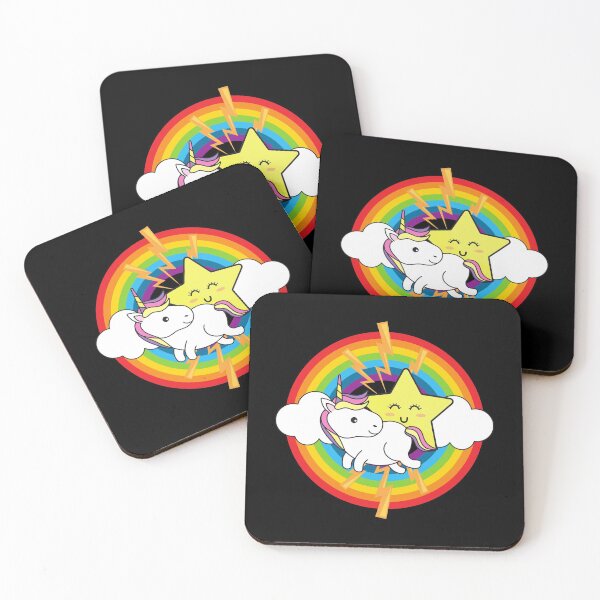 Item preview, Unicorn thunder star rainobow designed and sold by Phoenix-27.