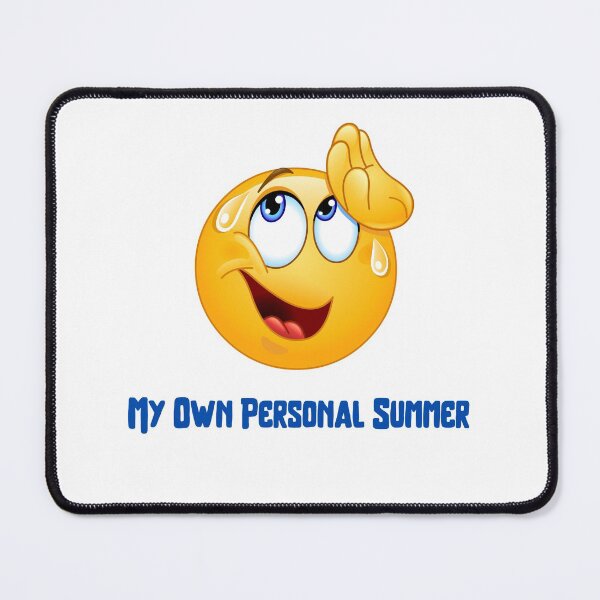 Item preview,  My Own Personal Summer-Funny Overheated Yellow Face Charcter designed and sold by Trendi61.