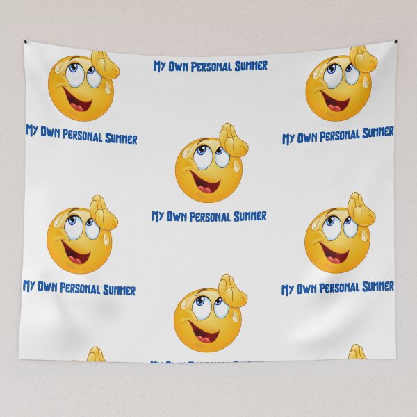 Item preview,  My Own Personal Summer-Funny Overheated Yellow Face Charcter designed and sold by Trendi61.