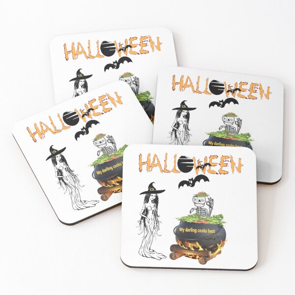 Item preview, MY DARLING COOKS BEST  Witchy Halloween designed and sold by TeesFashion.