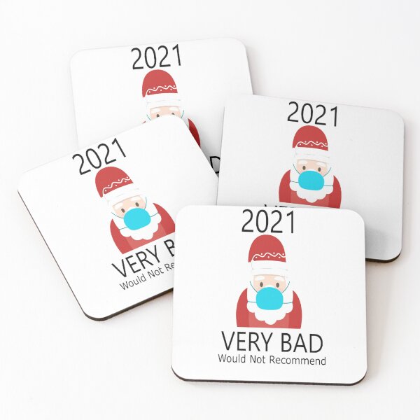 Item preview, 2021 Very Bad Would Not Recommend Christmas Santa Lover T-Shirt designed and sold by Mogadoor.
