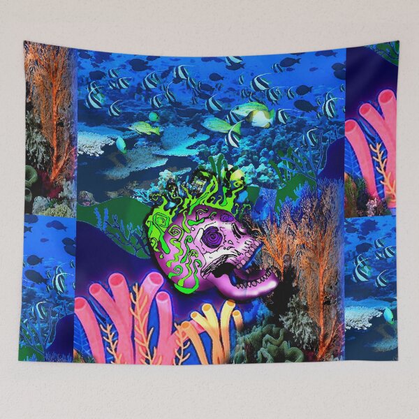 Item preview, espdzines Ocean skull deep 6 designed and sold by EspDzines.