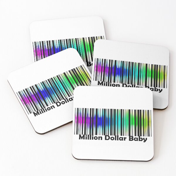 Item preview, barcode, sticker, million dollar baby, rainbow designed and sold by vilma3000.
