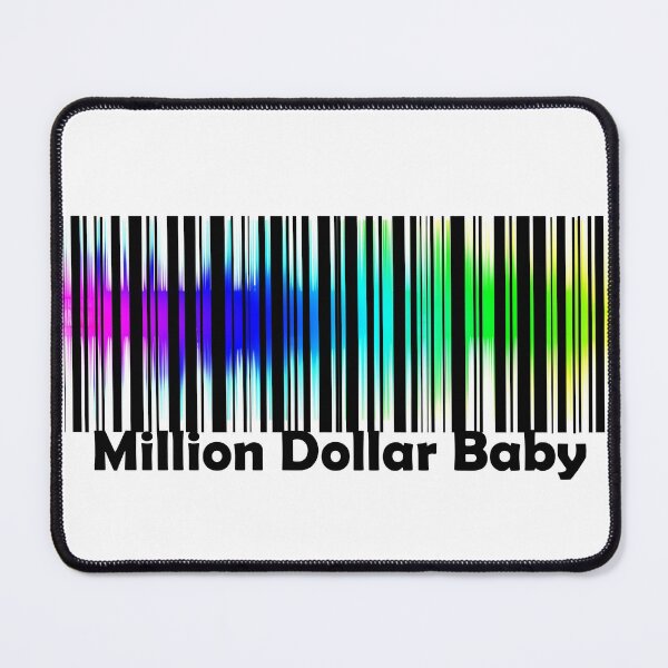 Item preview, barcode, sticker, million dollar baby, rainbow designed and sold by vilma3000.