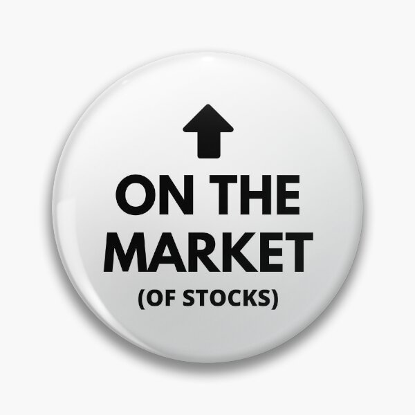 Item preview, On the Market (of Stocks) - Stock Market funny/witty designed and sold by Rat to Lion.