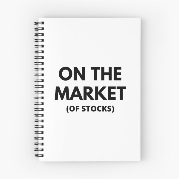 Item preview, On the Market (of Stocks) - Stock Market funny/witty designed and sold by Rat to Lion.