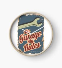 My Garage My Rules Clock